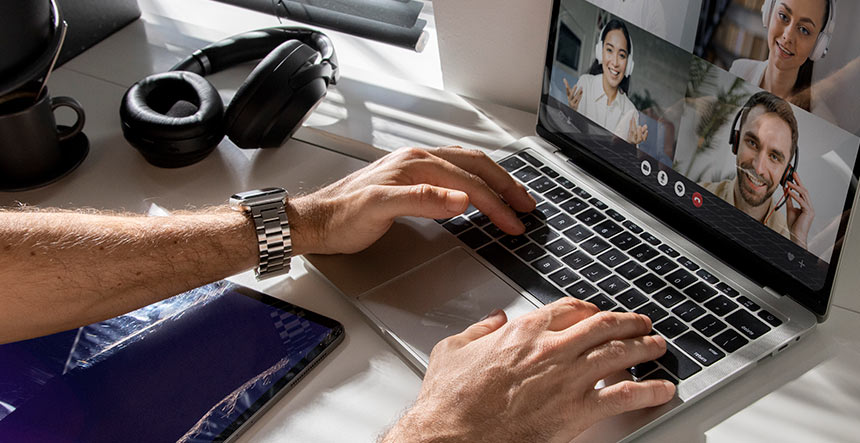 trabajo remoto y entornos virtuales