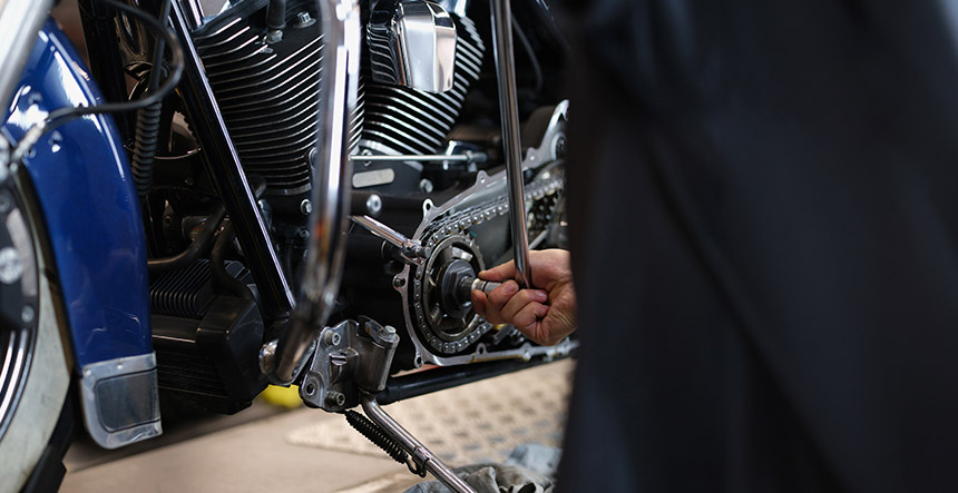Caja de cambios en la mecánica de motos