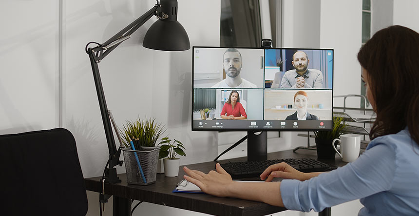 trabajo remoto y entornos virtuales