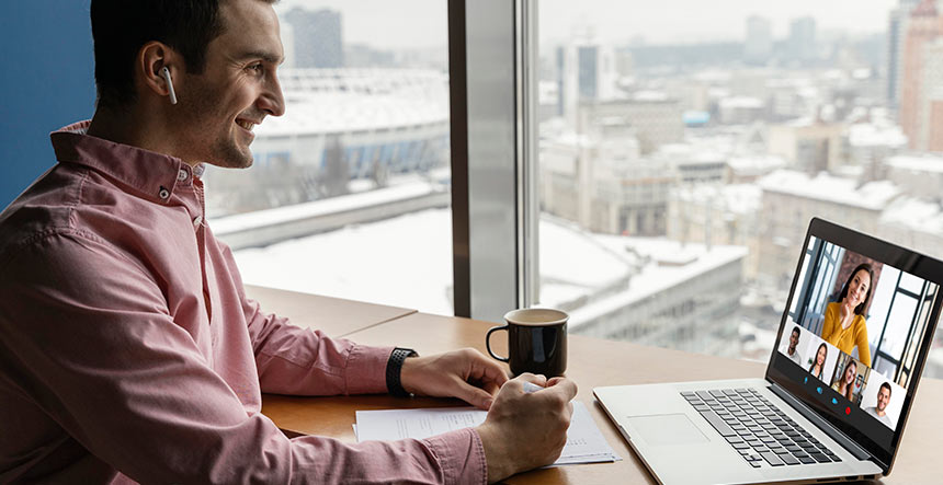 trabajo remoto y entornos virtuales