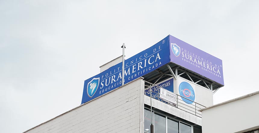 Cómo llegar Polisura Diplomados virtuales Politécnico de Suramérica Técnicas en Rionegro Vivir en Rionegro